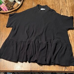 ASOS Oversized Waffle knit  Black  Mini Dress